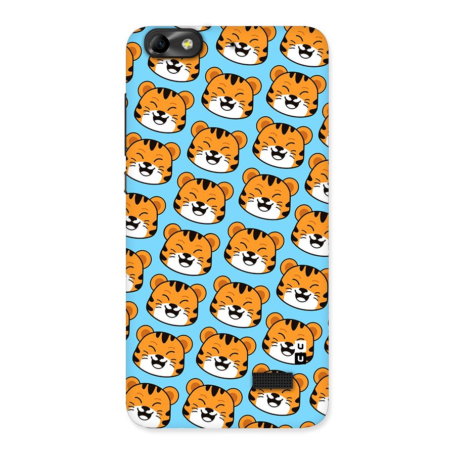Happy Kitten Pattern Back Case for Honor 4C