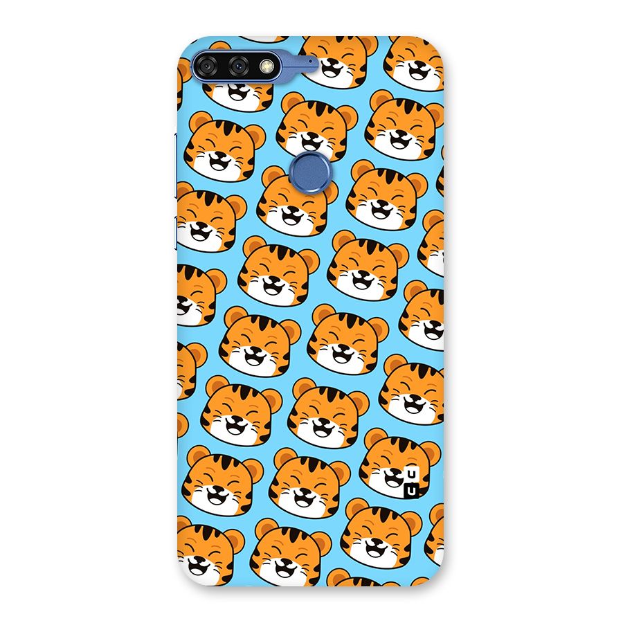 Happy Kitten Pattern Back Case for Honor 7C