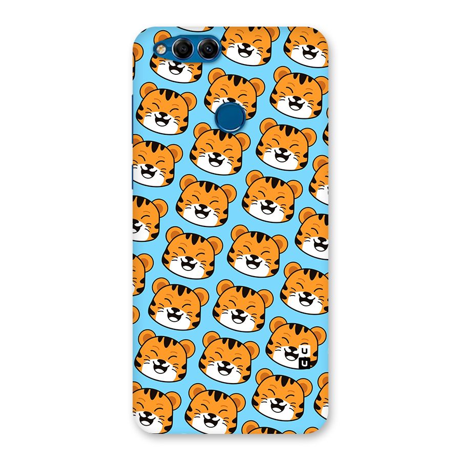 Happy Kitten Pattern Back Case for Honor 7X