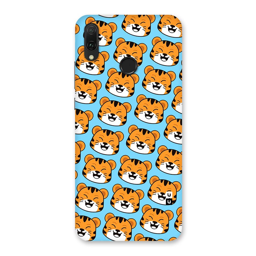 Happy Kitten Pattern Back Case for Huawei Y9 (2019)