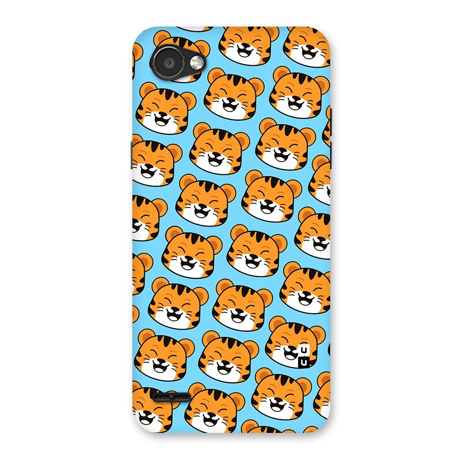 Happy Kitten Pattern Back Case for LG Q6