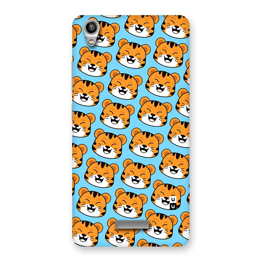 Happy Kitten Pattern Back Case for Lava-Pixel-V1