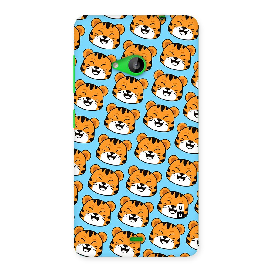 Happy Kitten Pattern Back Case for Lumia 535