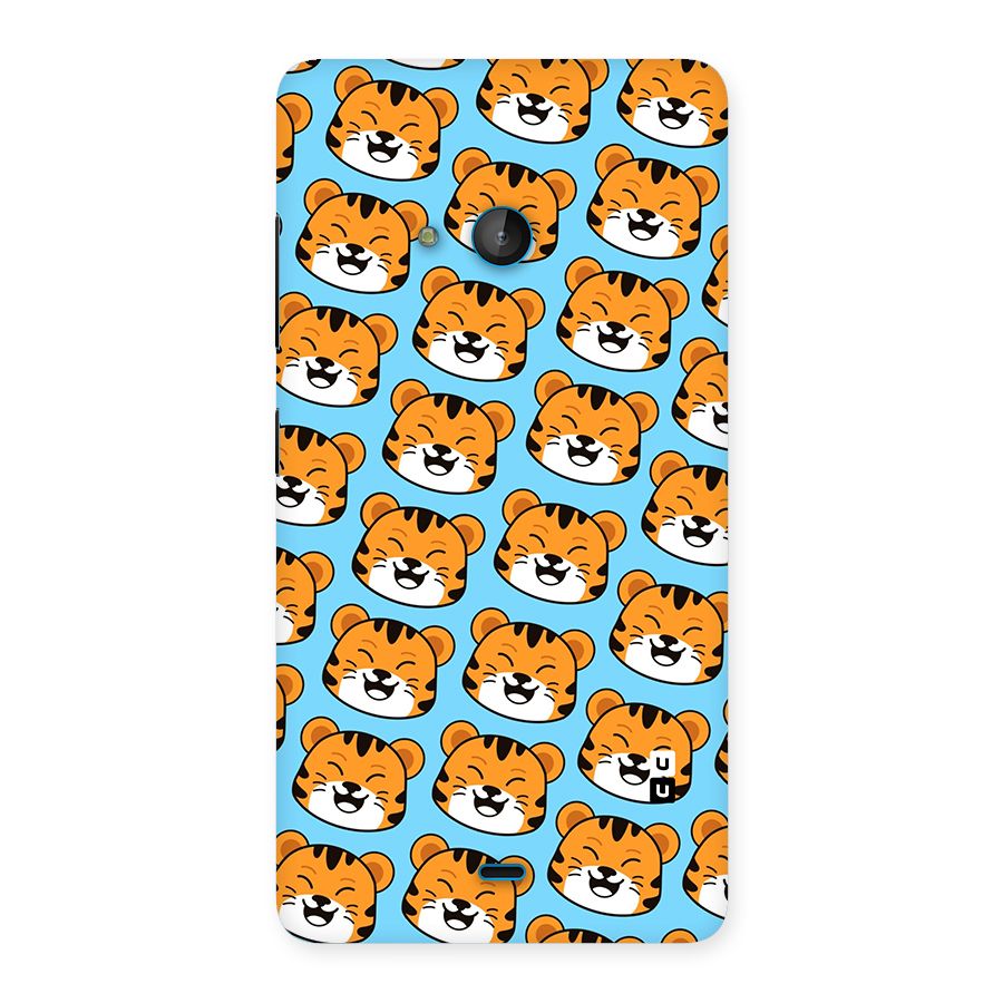 Happy Kitten Pattern Back Case for Lumia 540