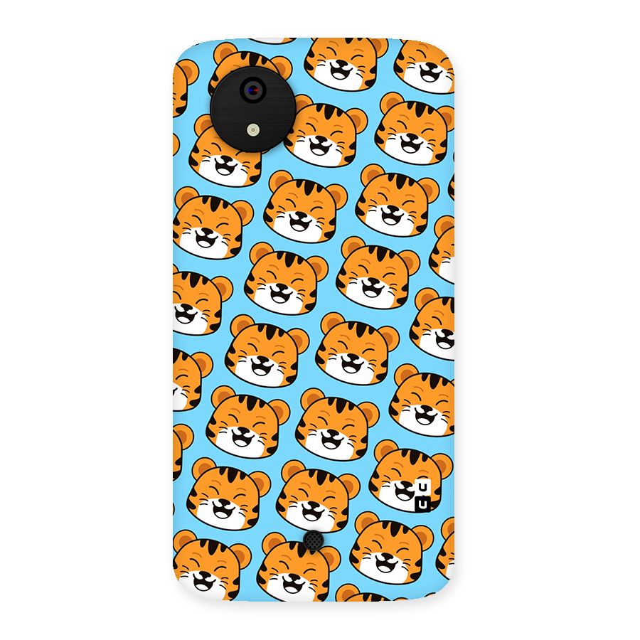 Happy Kitten Pattern Back Case for Micromax Canvas A1