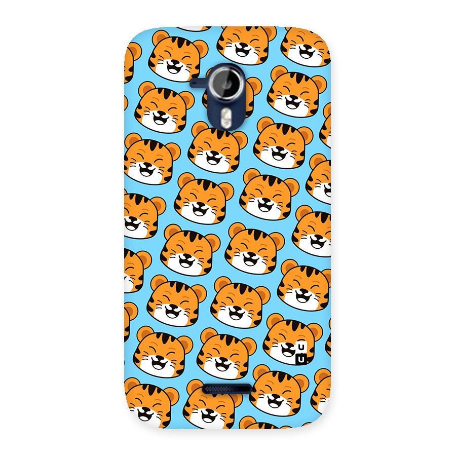 Happy Kitten Pattern Back Case for Micromax Canvas Magnus A117