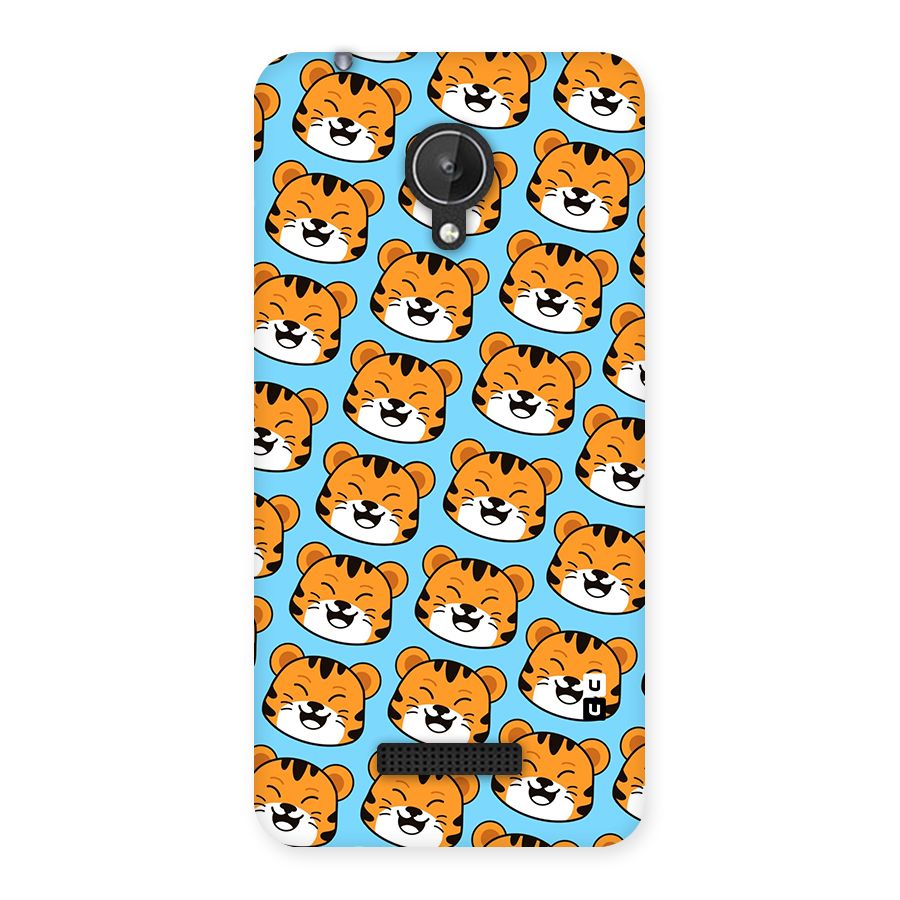 Happy Kitten Pattern Back Case for Micromax Canvas Spark Q380