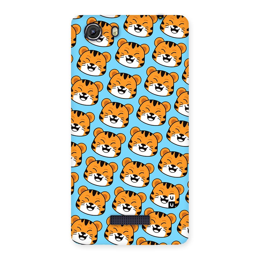Happy Kitten Pattern Back Case for Micromax Unite 3