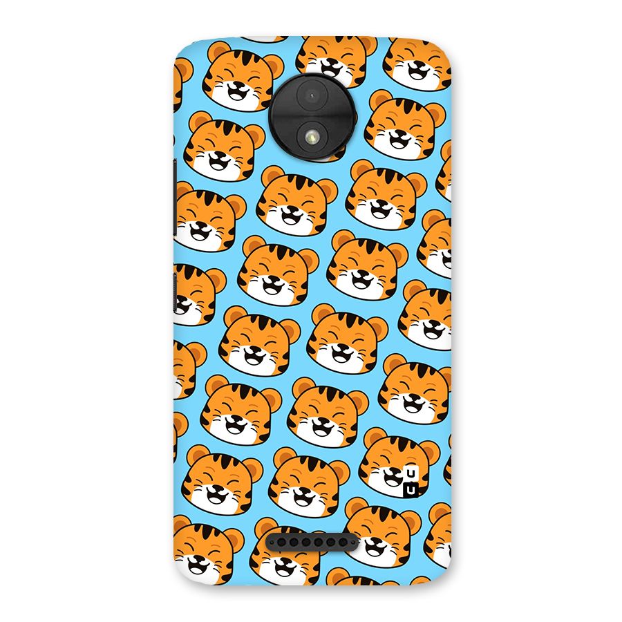 Happy Kitten Pattern Back Case for Moto C