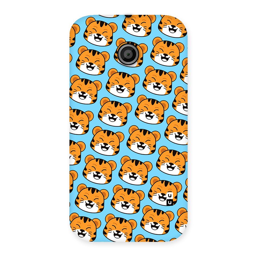 Happy Kitten Pattern Back Case for Moto E