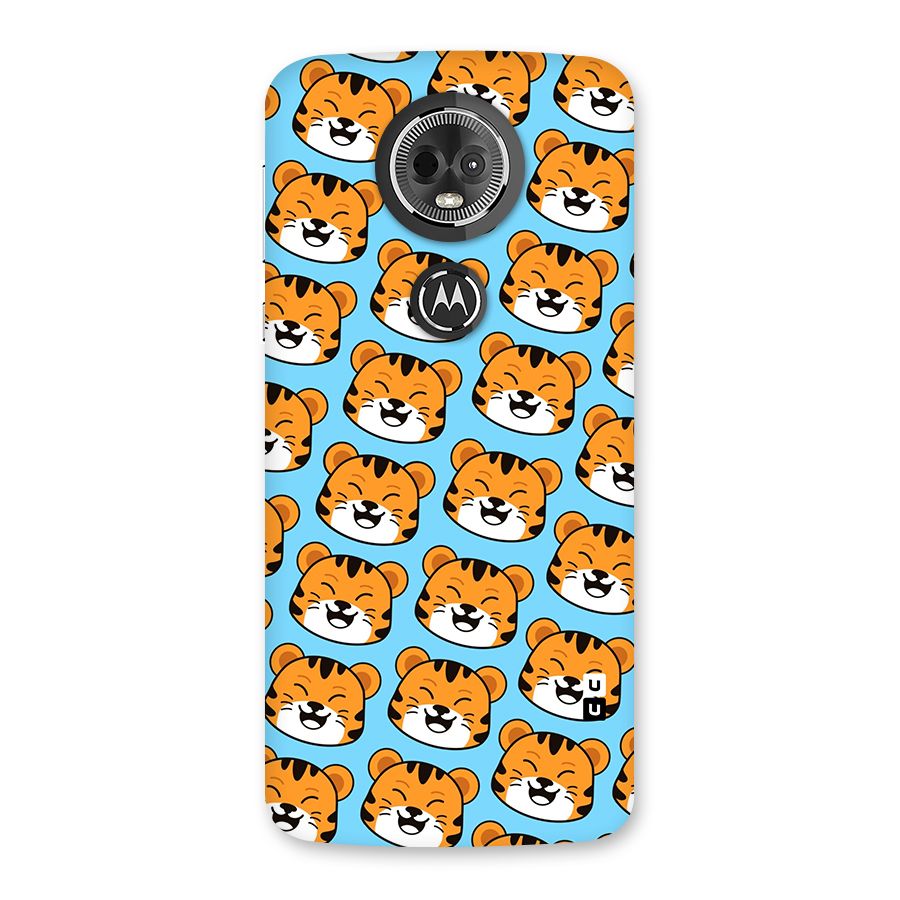 Happy Kitten Pattern Back Case for Moto E5 Plus