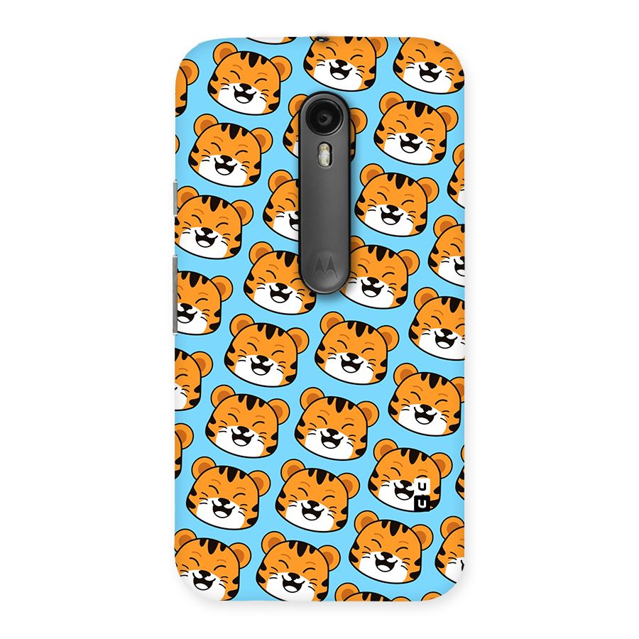 Happy Kitten Pattern Back Case for Moto G3