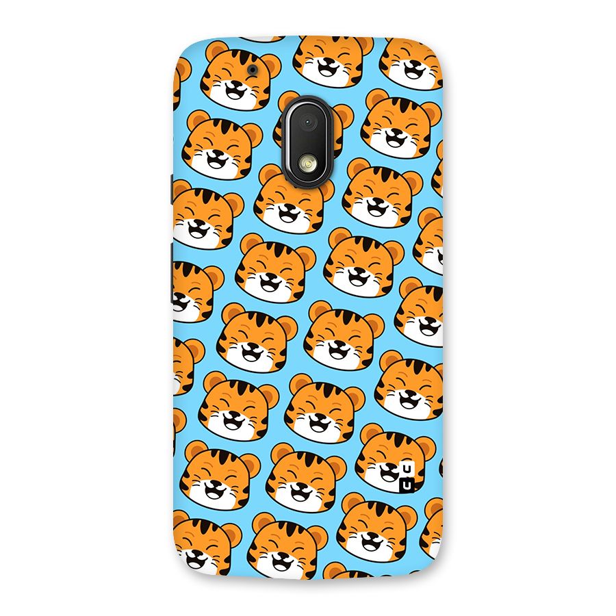 Happy Kitten Pattern Back Case for Moto G4 Play