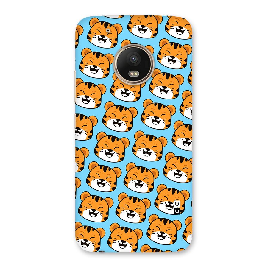 Happy Kitten Pattern Back Case for Moto G5 Plus