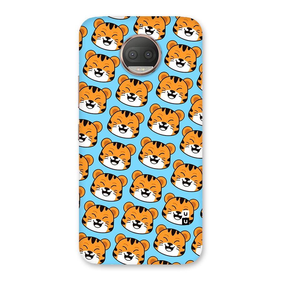 Happy Kitten Pattern Back Case for Moto G5s Plus