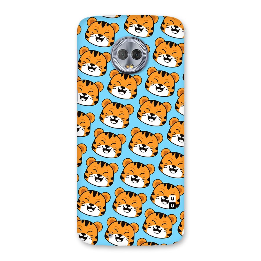 Happy Kitten Pattern Back Case for Moto G6
