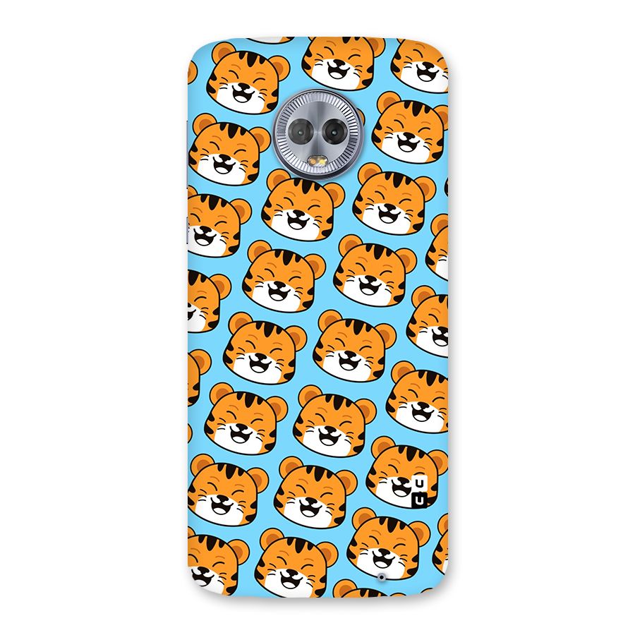 Happy Kitten Pattern Back Case for Moto G6 Plus