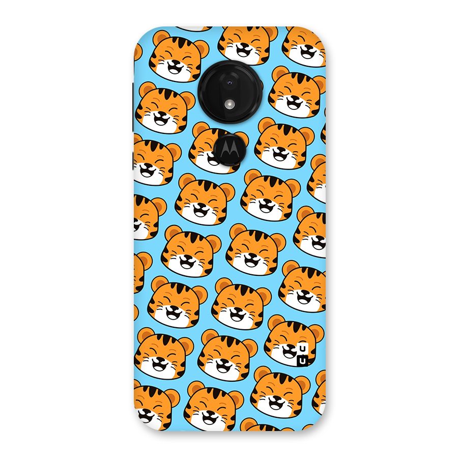 Happy Kitten Pattern Back Case for Moto G7 Power