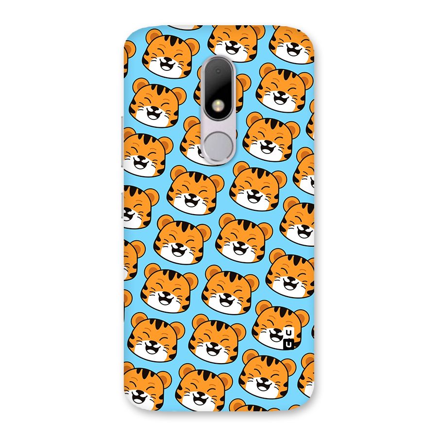 Happy Kitten Pattern Back Case for Moto M