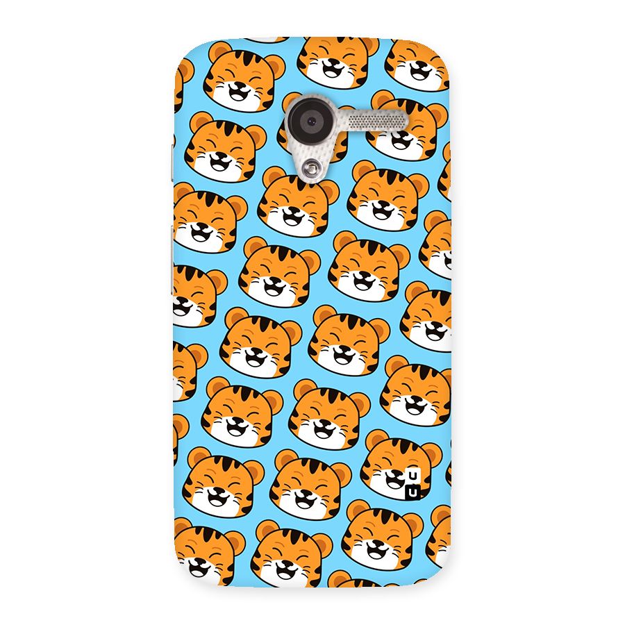 Happy Kitten Pattern Back Case for Moto X