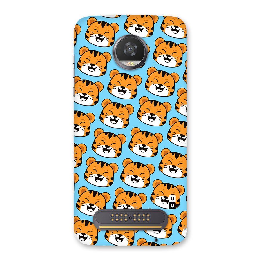 Happy Kitten Pattern Back Case for Moto Z2 Play