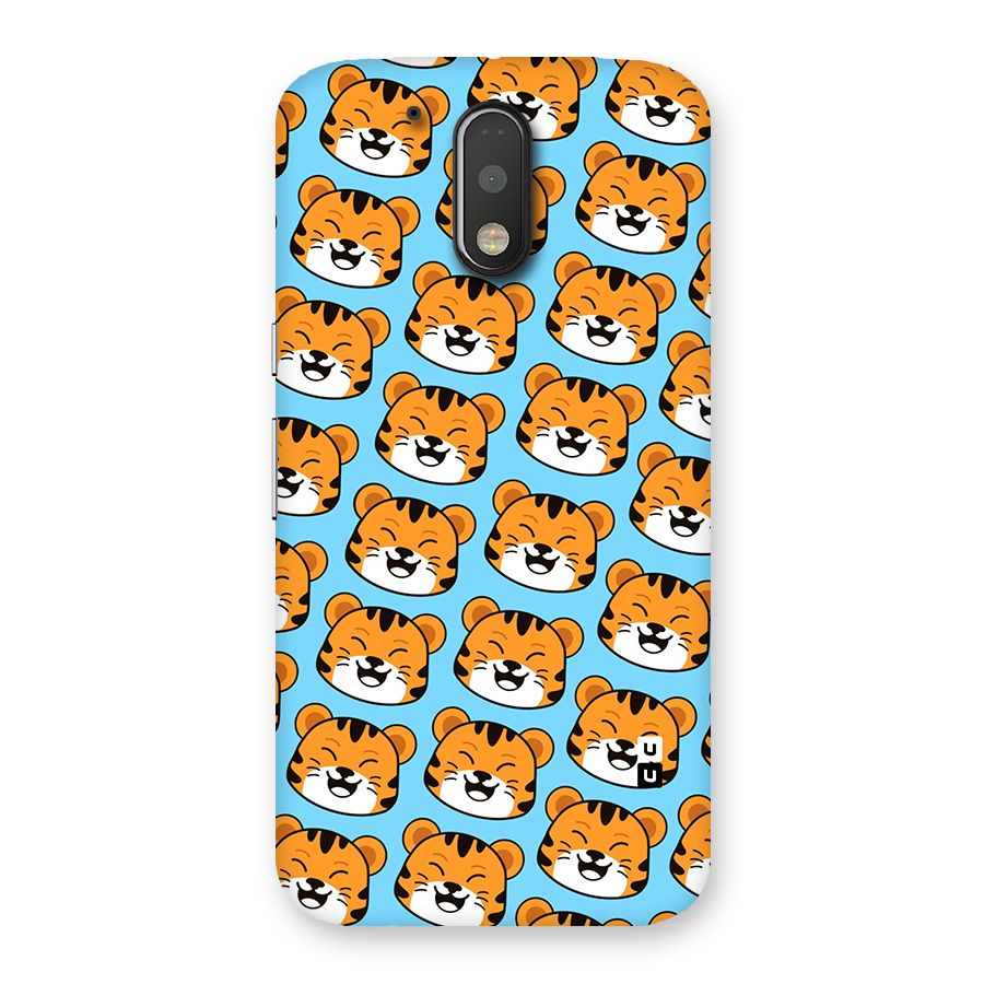 Happy Kitten Pattern Back Case for Motorola Moto G4 Plus