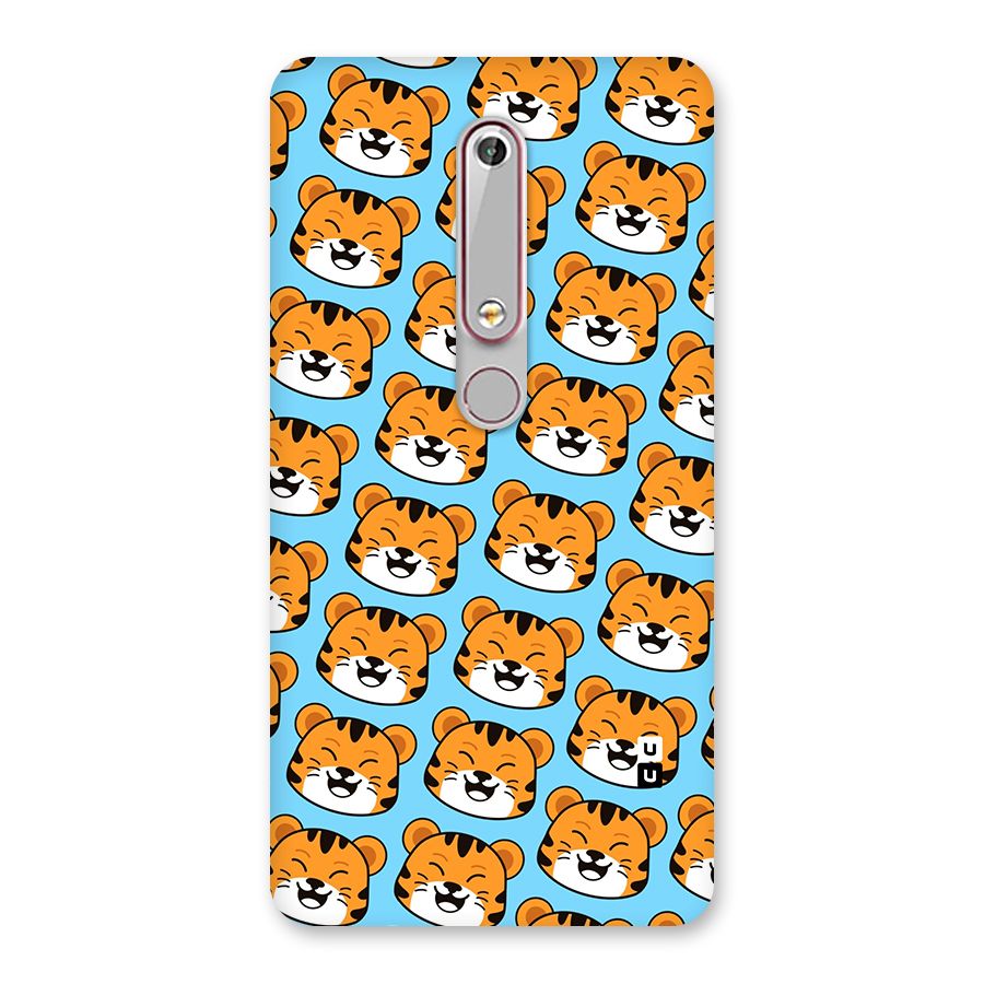 Happy Kitten Pattern Back Case for Nokia 6.1
