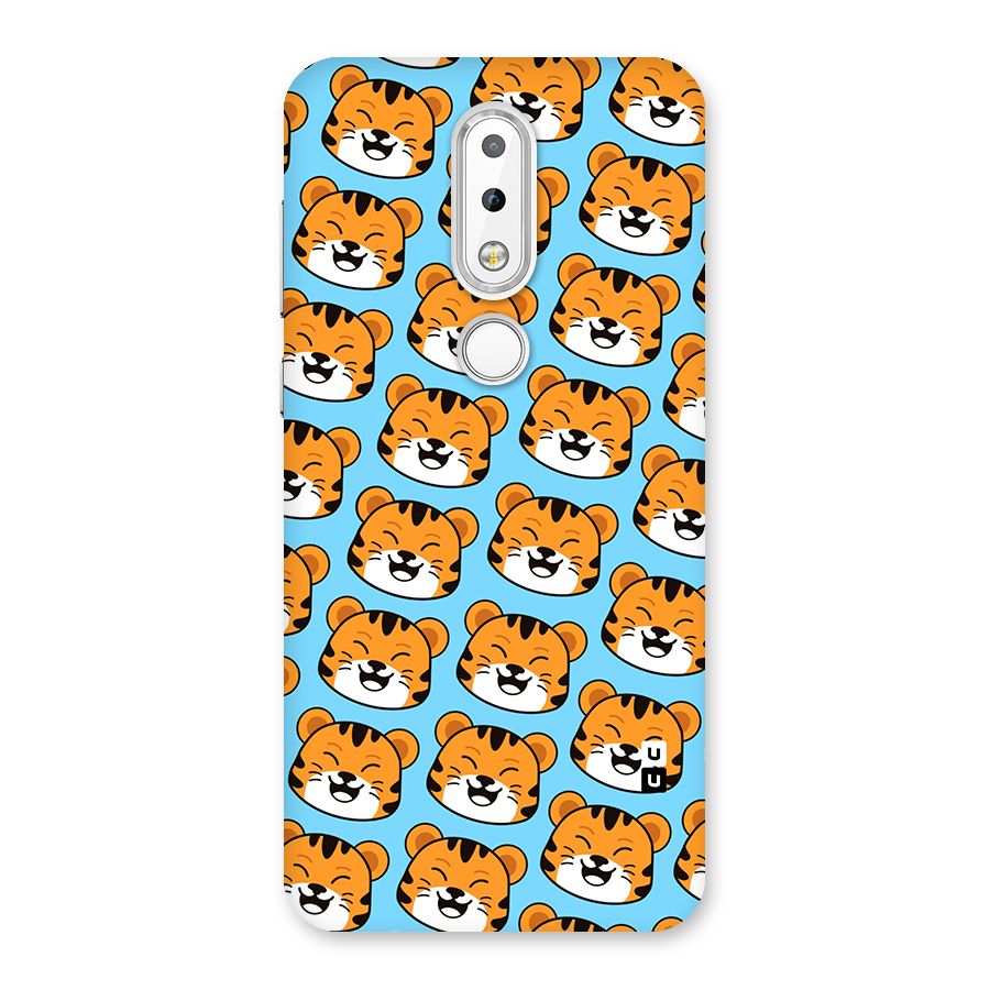Happy Kitten Pattern Back Case for Nokia 6.1 Plus