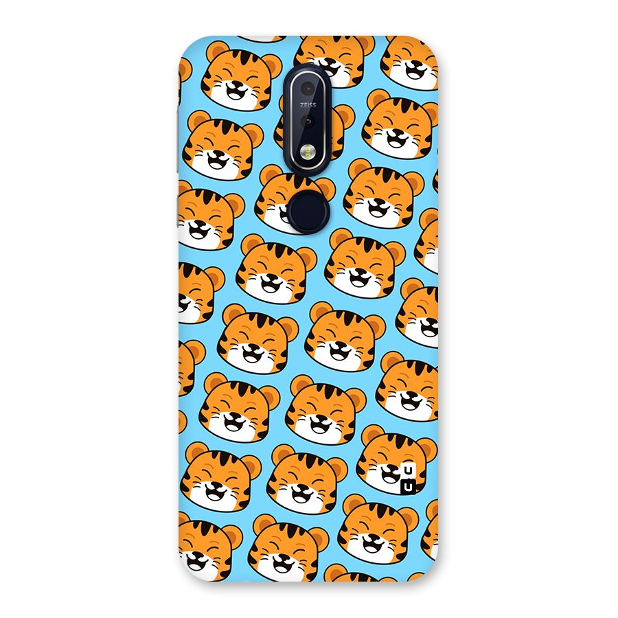 Happy Kitten Pattern Back Case for Nokia 7.1
