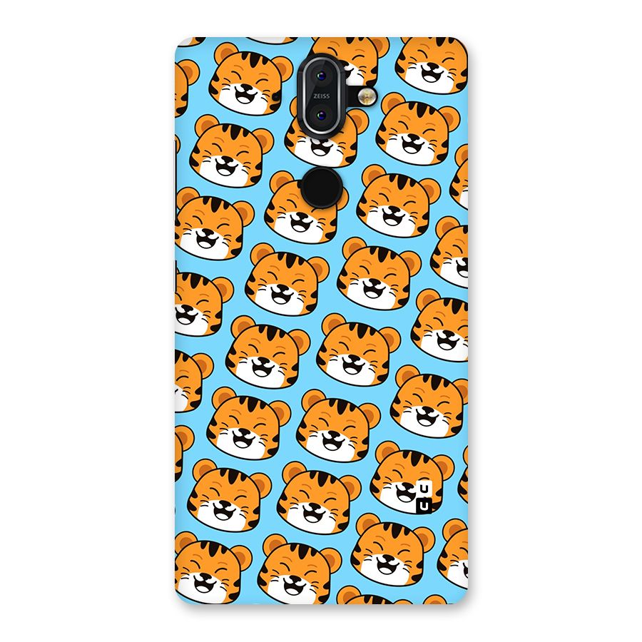 Happy Kitten Pattern Back Case for Nokia 8 Sirocco