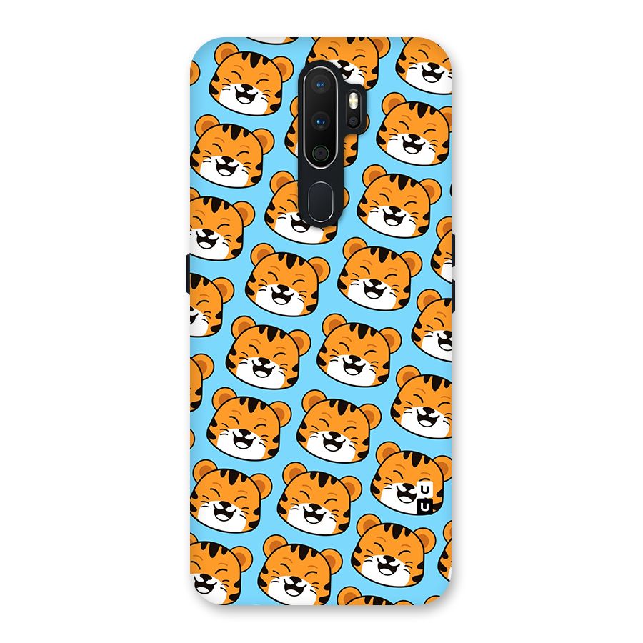Happy Kitten Pattern Back Case for Oppo A5 (2020)