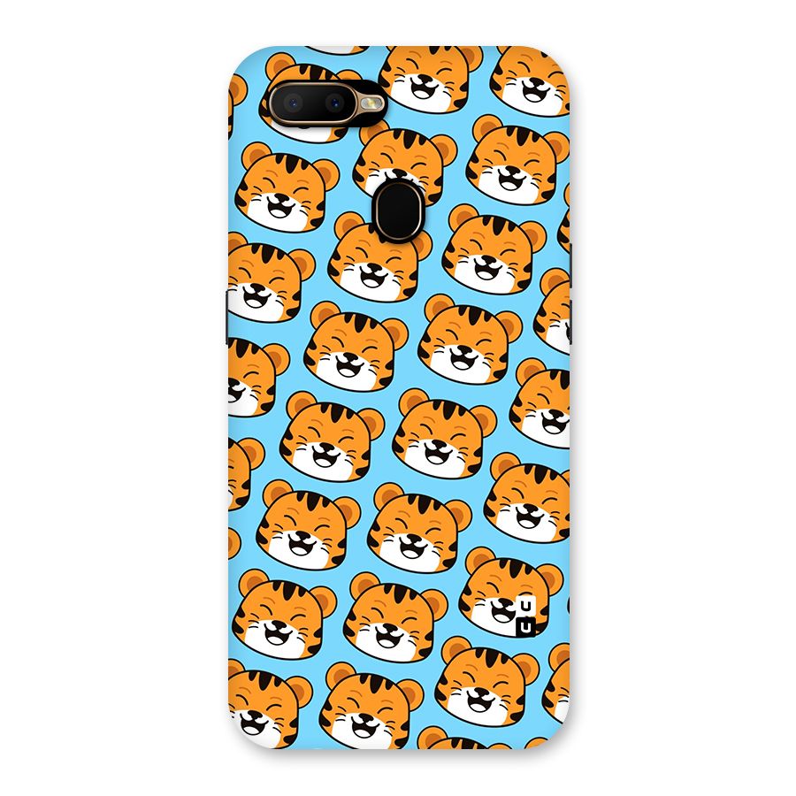 Happy Kitten Pattern Back Case for Oppo A5s