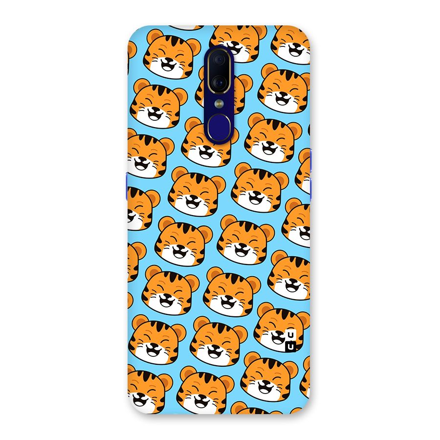 Happy Kitten Pattern Back Case for Oppo A9