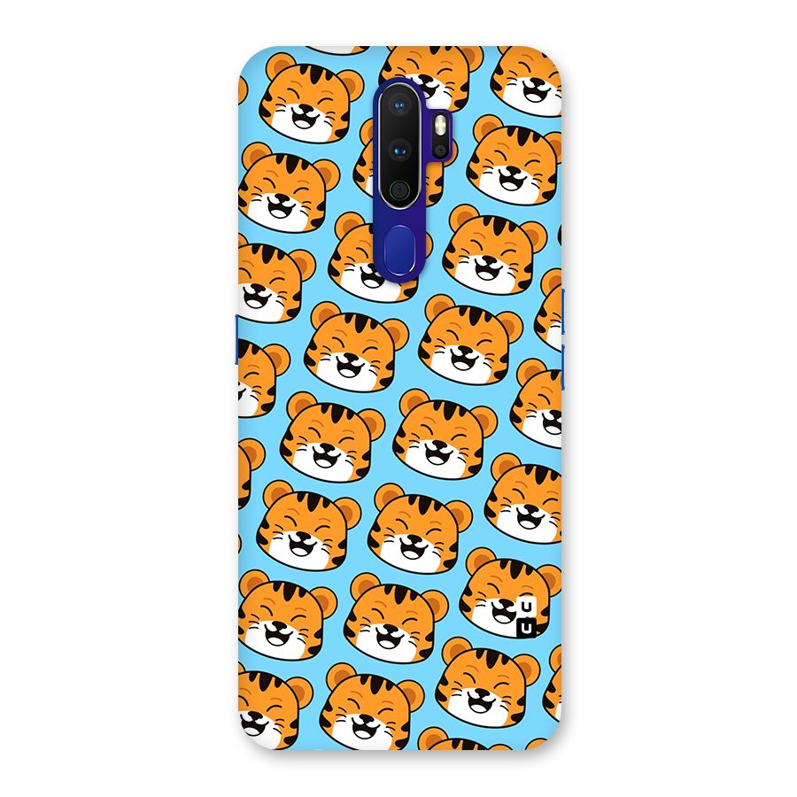 Happy Kitten Pattern Back Case for Oppo A9 (2020)
