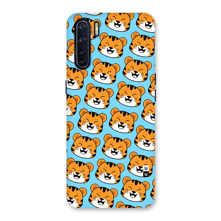 Happy Kitten Pattern Back Case for Oppo F15