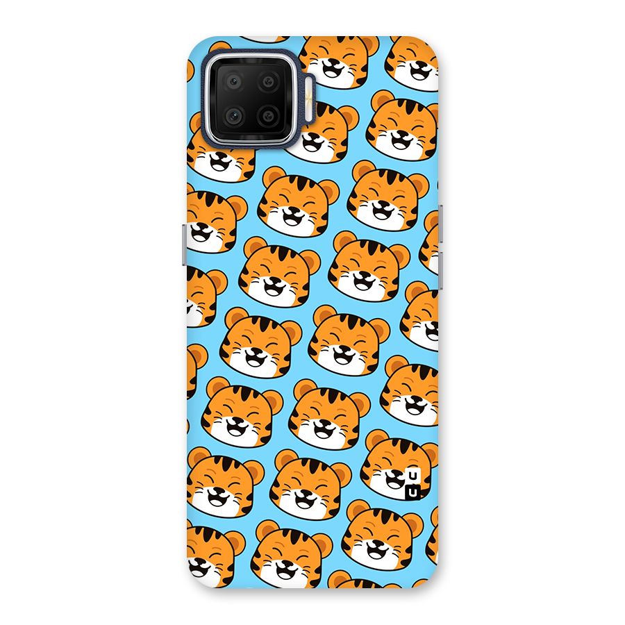 Happy Kitten Pattern Back Case for Oppo F17