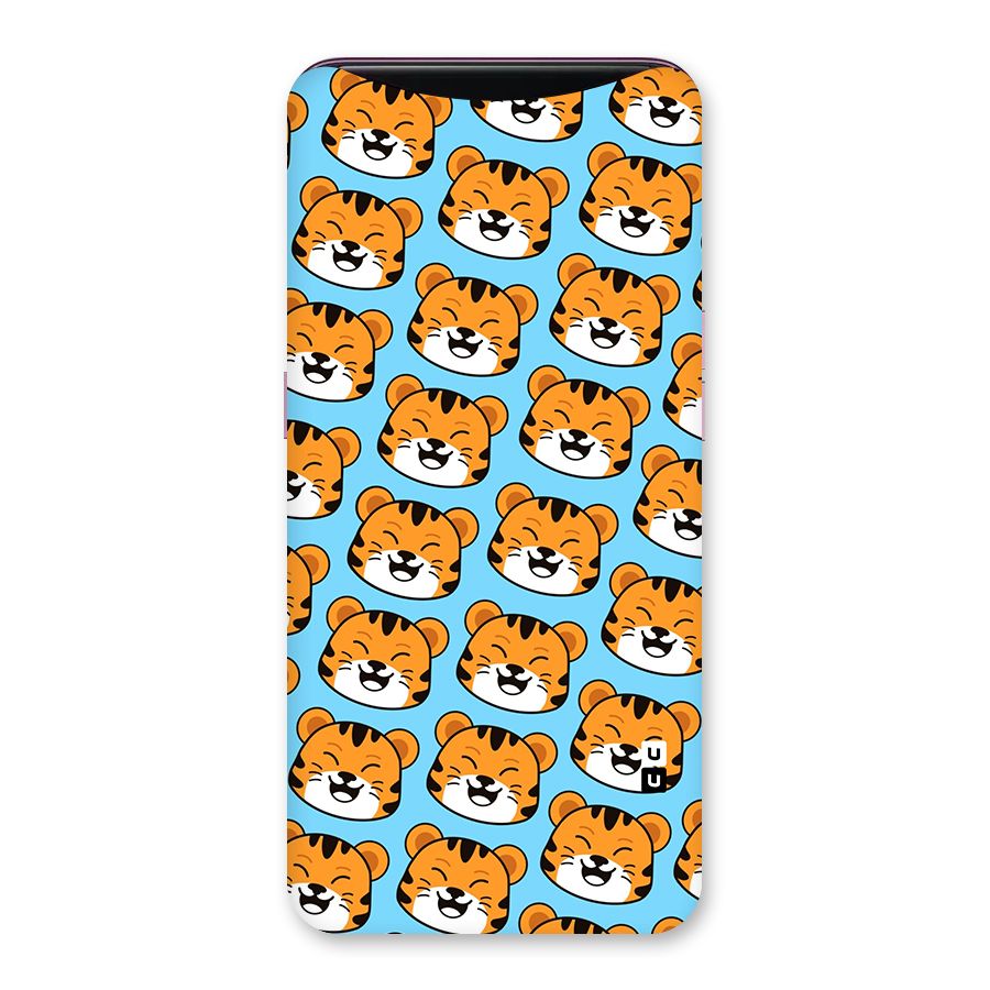 Happy Kitten Pattern Back Case for Oppo Find X