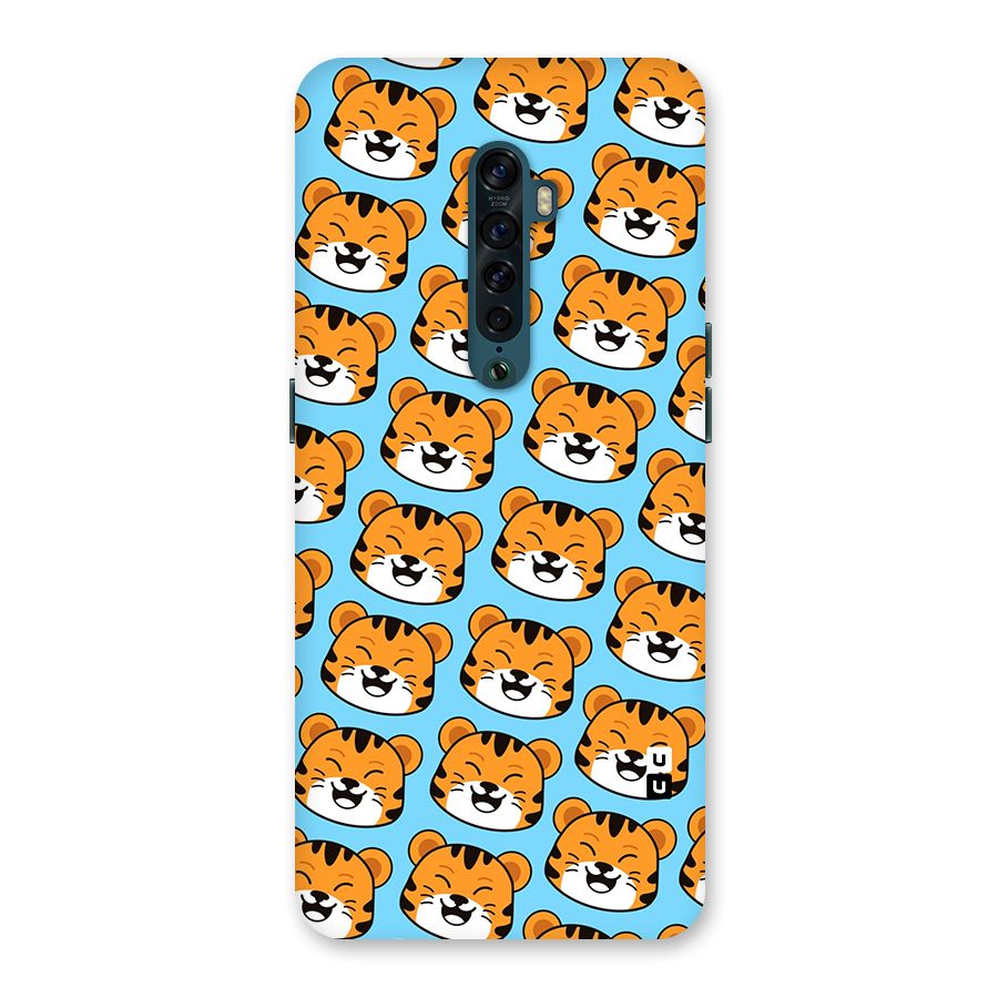 Happy Kitten Pattern Back Case for Oppo Reno2