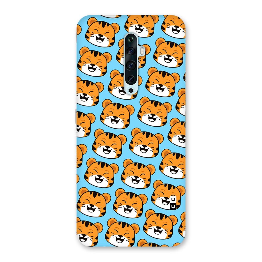 Happy Kitten Pattern Back Case for Oppo Reno2 F