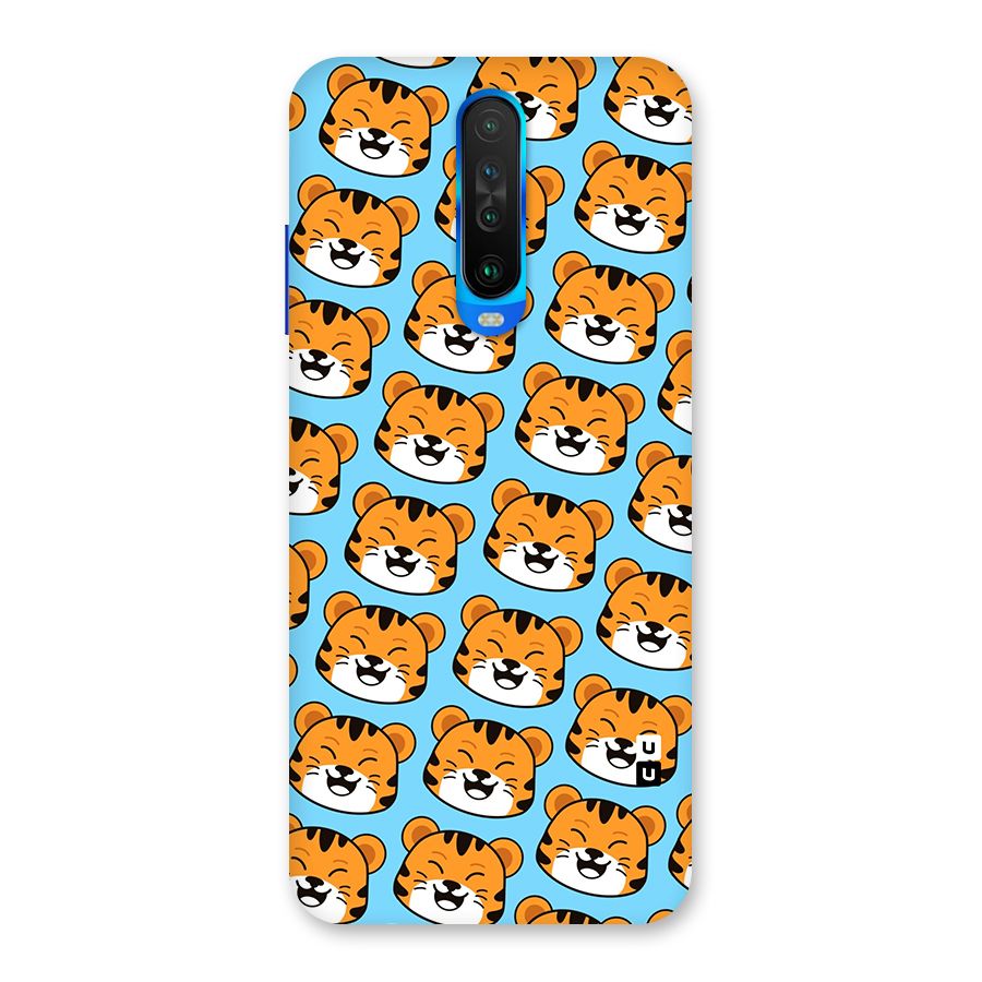 Happy Kitten Pattern Back Case for Poco X2