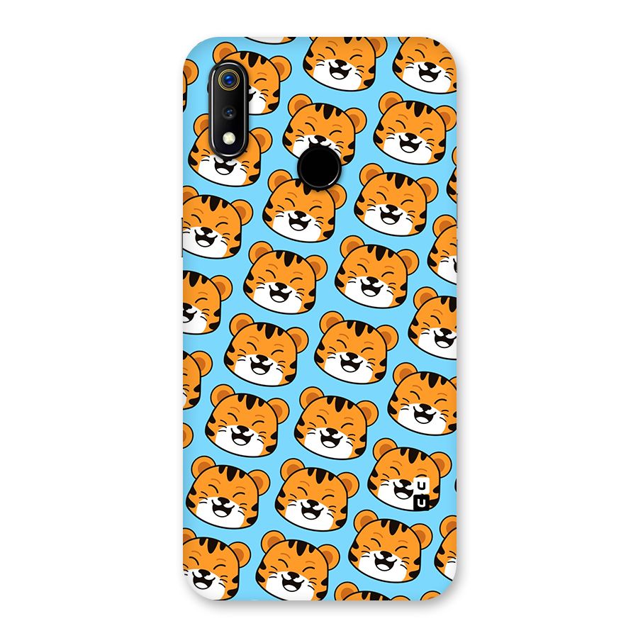Happy Kitten Pattern Back Case for Realme 3
