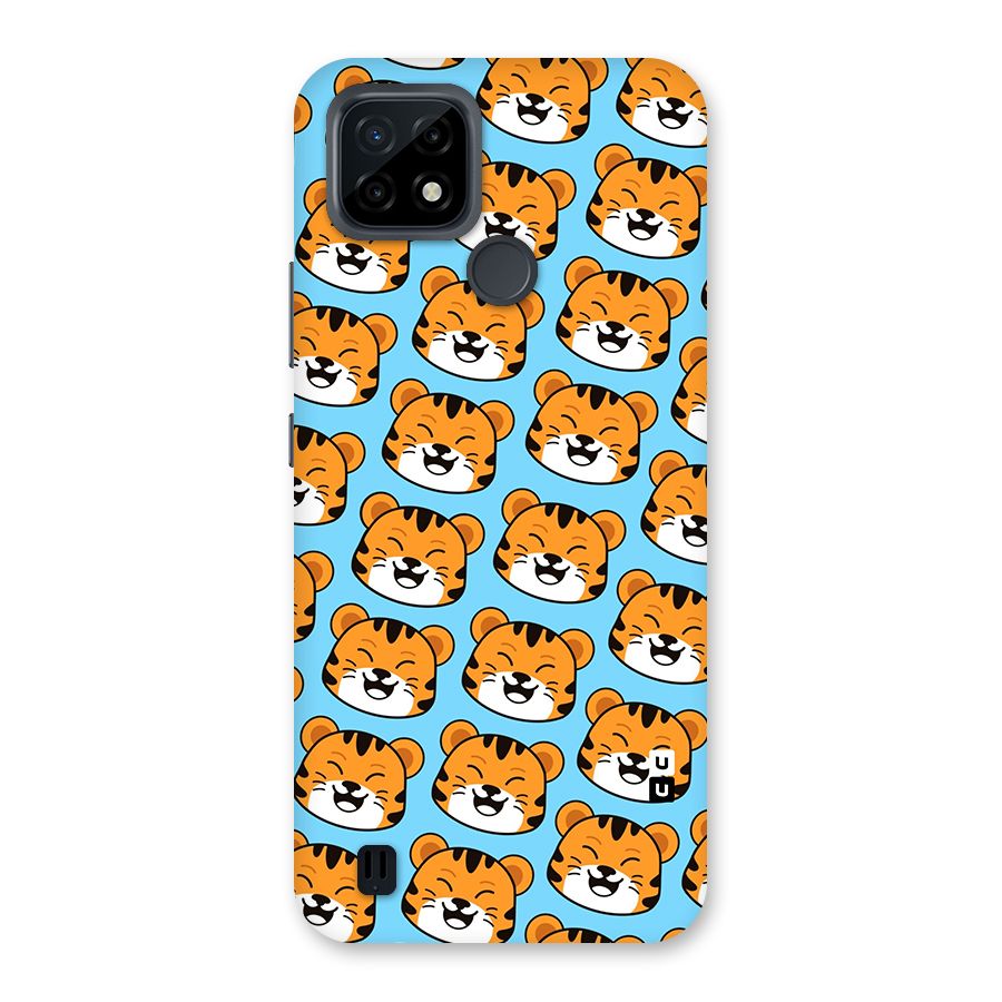 Happy Kitten Pattern Back Case for Realme C21
