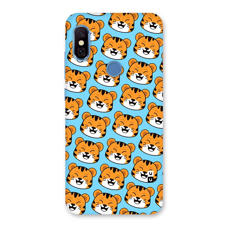Happy Kitten Pattern Back Case for Redmi Note 6 Pro