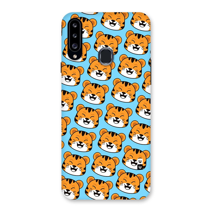 Happy Kitten Pattern Back Case for Samsung Galaxy A20s