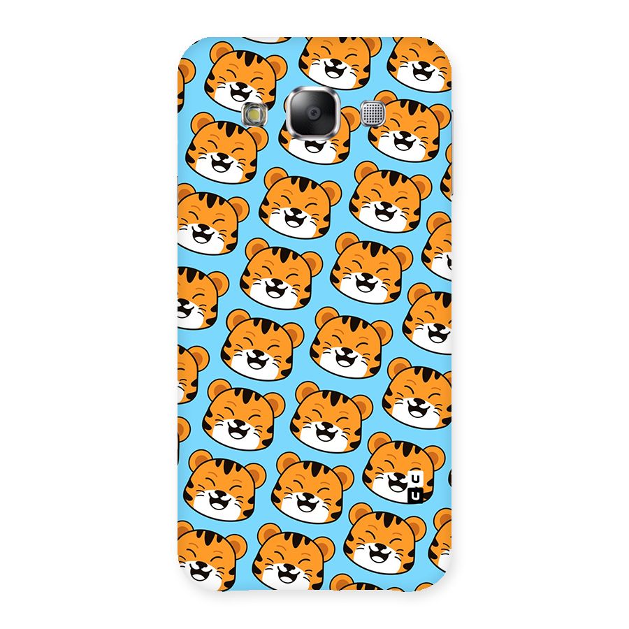 Happy Kitten Pattern Back Case for Samsung Galaxy E5