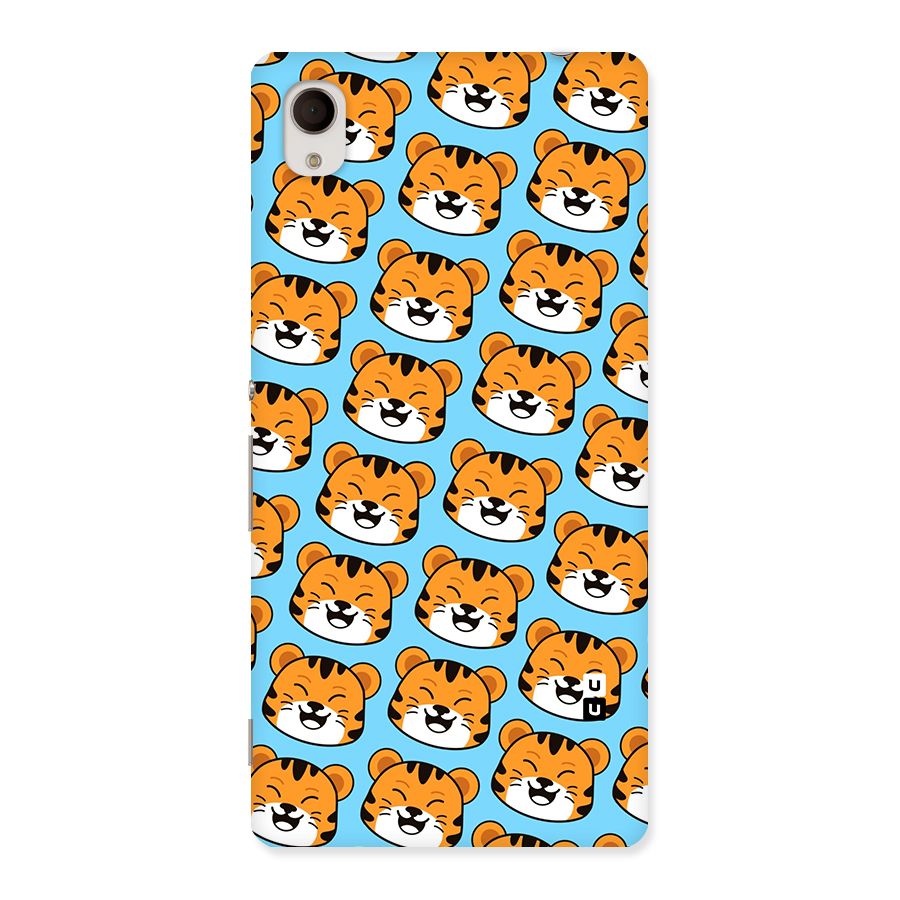 Happy Kitten Pattern Back Case for Sony Xperia M4