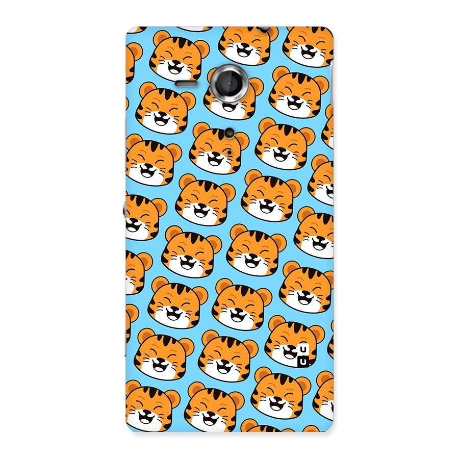 Happy Kitten Pattern Back Case for Sony Xperia SP