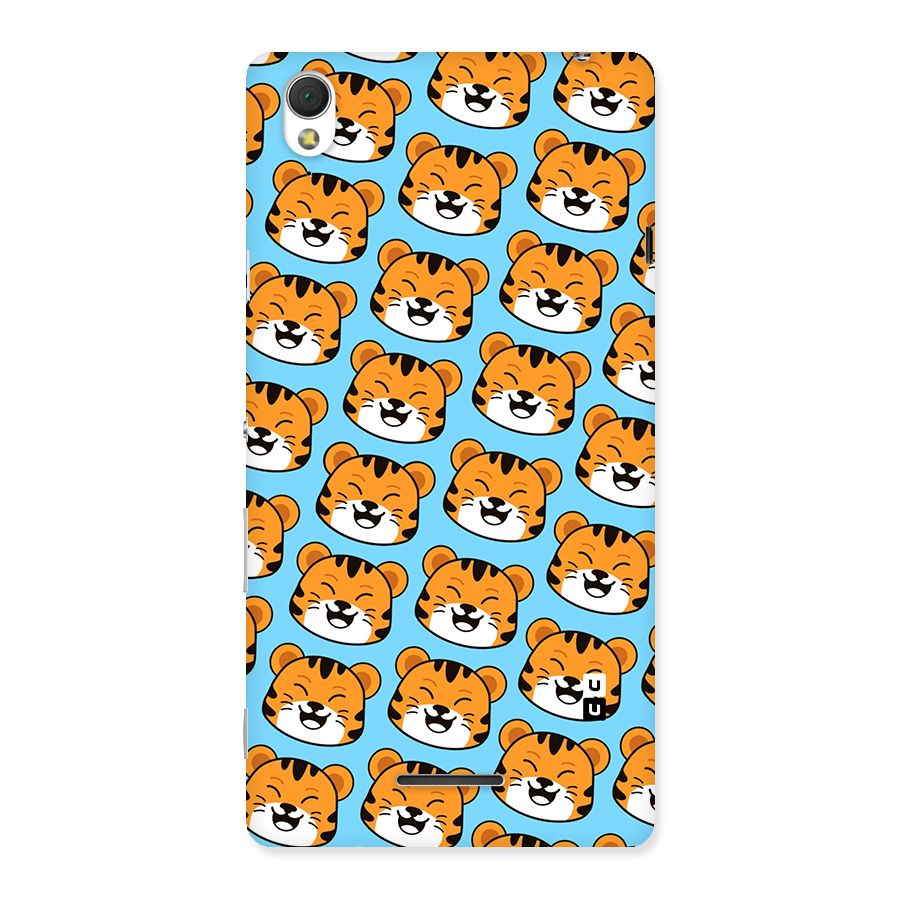 Happy Kitten Pattern Back Case for Sony Xperia T3