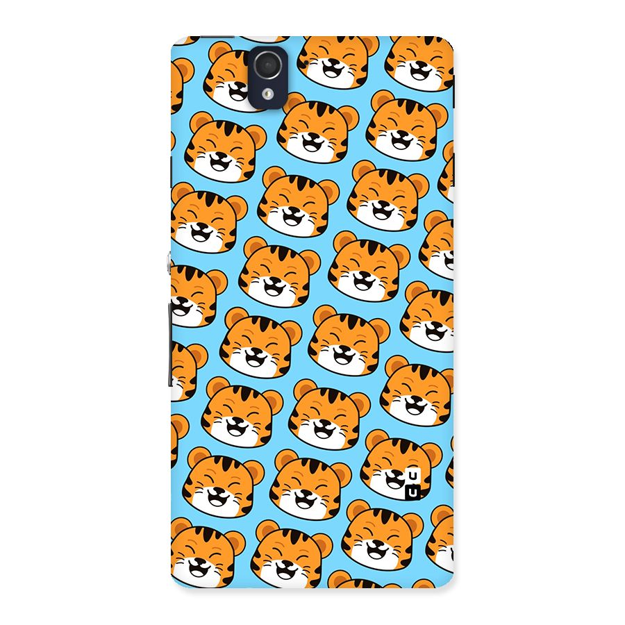 Happy Kitten Pattern Back Case for Sony Xperia Z