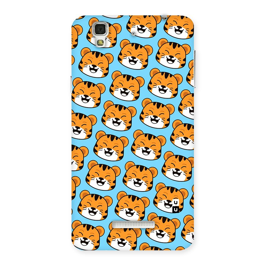 Happy Kitten Pattern Back Case for Yu Yureka